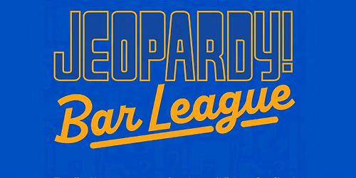 Jeopardy Bar League