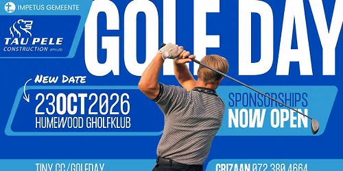 Impetus Tau Pele Construction Golf Day on 23 October 2026