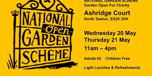 NGS Open Gardens for Charity