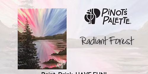 Radiant Forest Paint and Sip Night Out