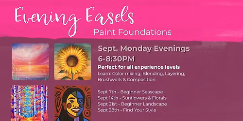 Evening Easels - Paint Foundations Seascape