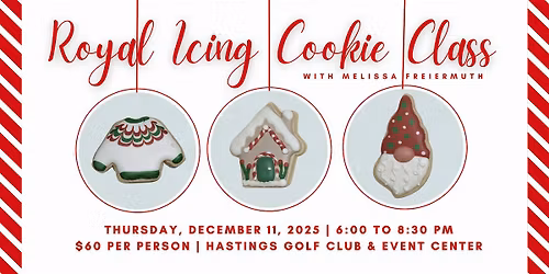Christmas Royal Icing Cookie Decorating Class