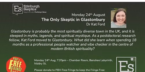 Dr Kat Ford - The Only Skeptic in Glastonbury