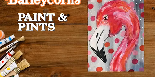 Paint Nite Party Flamingo