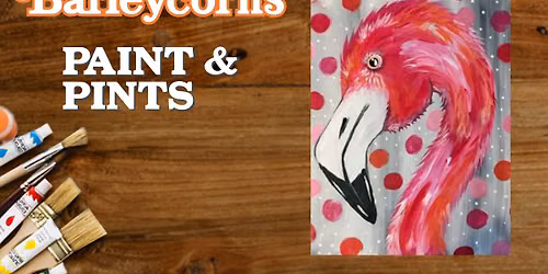 Paint Nite Party Flamingo