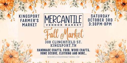 Mercantile Vendor Market Fall Market