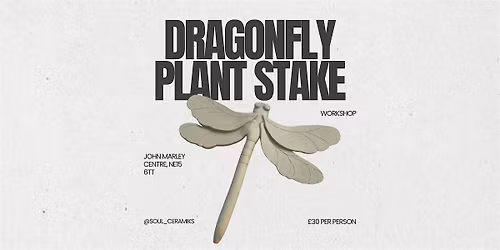 Dragonfly Plant Stake - Pottery Workshop
