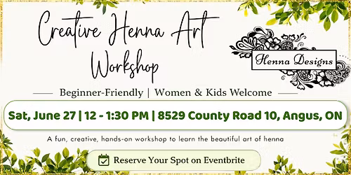 Creative Henna Art Workshop