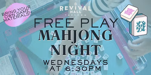 Mahjong Game Night | Bring Game Materials (none provided)