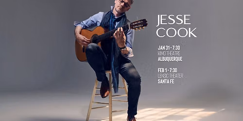 Jesse Cook is coming to New Mexico with his spellbinding blend of rumba flamenco and world music.