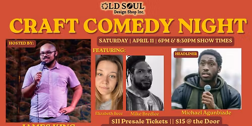 Craft Comedy Night @ OLD SOUL