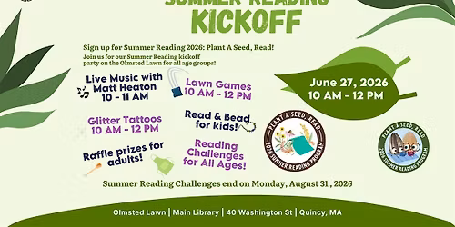 Summer Reading 2026: Kickoff Party on the Lawn!