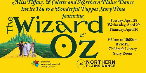 "The Wizard of Oz" Puppet Story Time with Northern Plains Dance