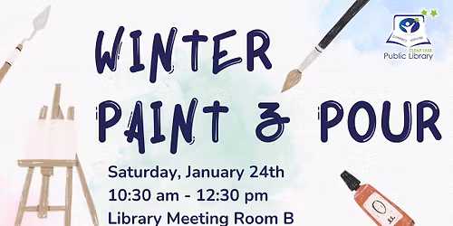 Winter Paint & Pour
