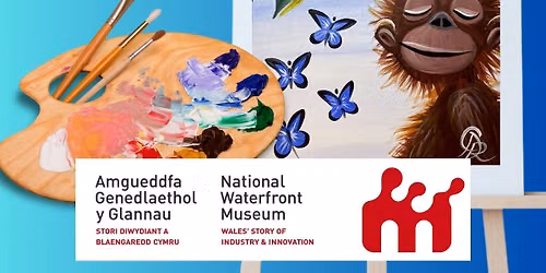 The National Waterfront Museum Family Paint Along - Cheeky Monkey