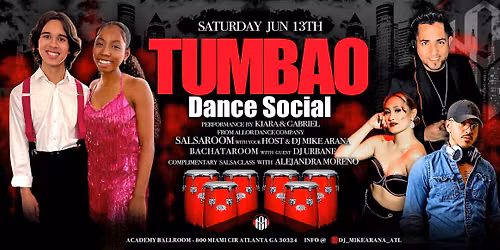 TUMBAO Dance Social Ft 2 ROOMS & Performance by Kiara & Gabriel