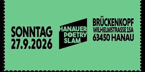 Hanauer Poetry Slam - September