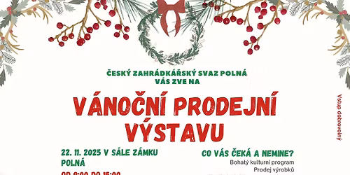 V\u00e1no\u010dn\u00ed prodejn\u00ed v\u00fdstava 