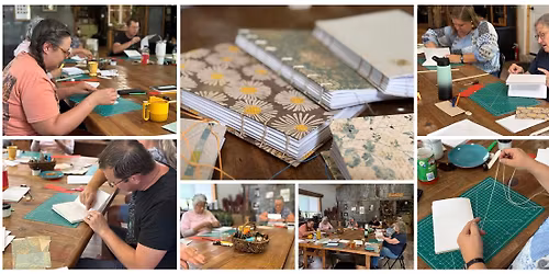 Bookbinding: Coptic Stitch for Handmade Journal\/Sketchbook. 