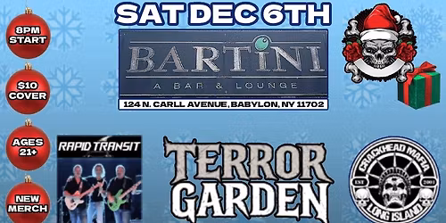 Terror Garden: LIVE @ Bartini Bar -- Babylon (FINAL gig of 2025)