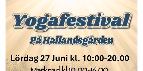 Yogafestival p\u00e5 Hallandsg\u00e5rden