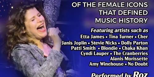 Rock Queen and Divas - a solo show with Roz from Iron Tyger