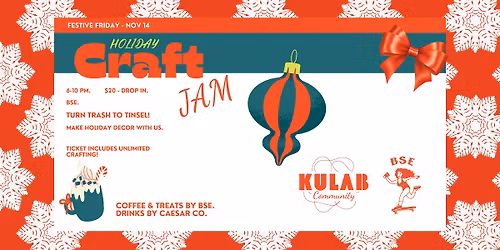 Holiday Craft Jam - Turn Trash to Tinsel