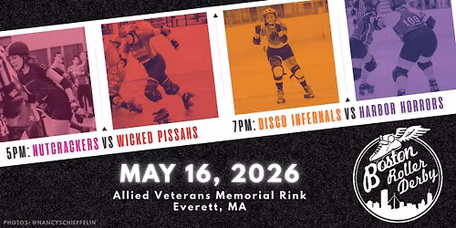 Boston Roller Derby: May Doubleheader