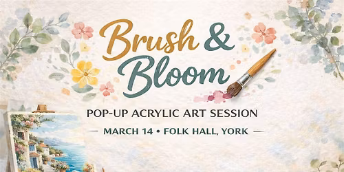 Acrylic Painting Workshop in York | A Gentle Creative Afternoon