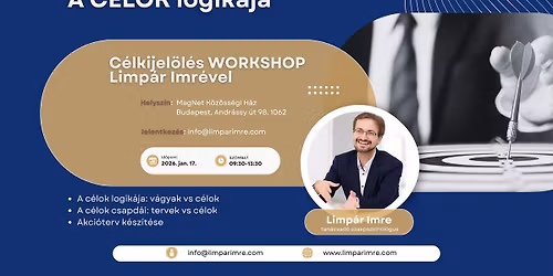 C\u00e9lok logik\u00e1ja - C\u00e9lkijel\u00f6l\u00e9s-workshop Limp\u00e1r Imr\u00e9vel