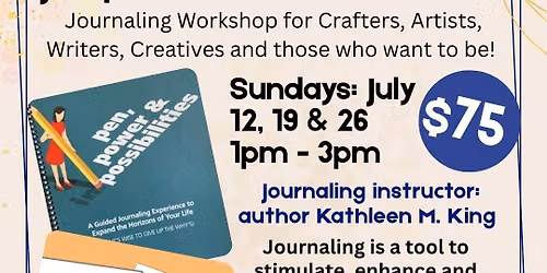Journaling Workshop Series: Jumpstart Your Creative Life