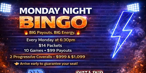 Monday Night Bingo at The Blaine Pizza Pub