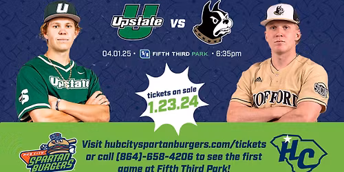 Parking Hub City Spartanburgers at Asheville Tourists