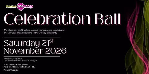 Pennine Mencaps Celebration Ball 2026