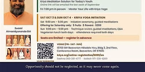 Master Your Life with Kriya Yoga