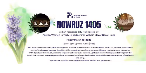 Nowruz 1405 at San Francisco City Hall 2026