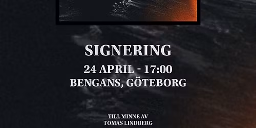 Signing with AT THE GATES Bengans GBG