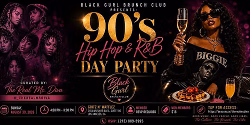 Black Gurl Brunch Club: Hip Hop & R&B Day Party