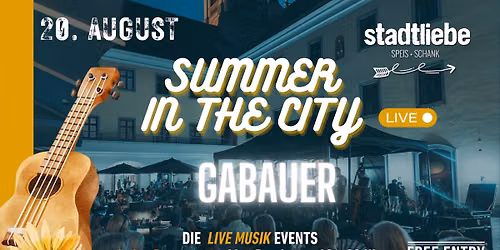 GABAUER - Live Konzert @Stadtliebe - Eintritt frei