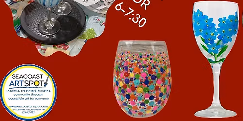 Wine Glass Painting! $39