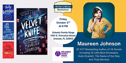 Meet YA Author Maureen Johnson
