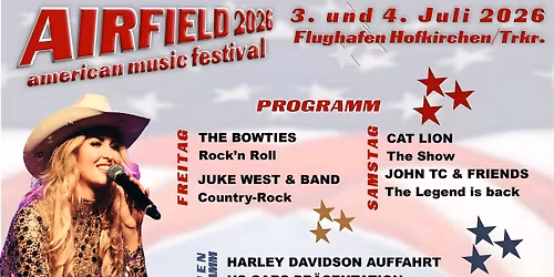 SAVE the DATE 3th and 4th of July - American Music Festival 2026 HB Hofkrichen\/Traunkreis