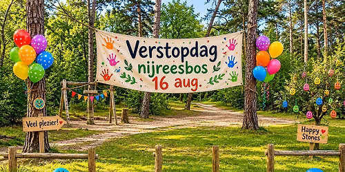 Happy stones Verstopdag nijreesbos