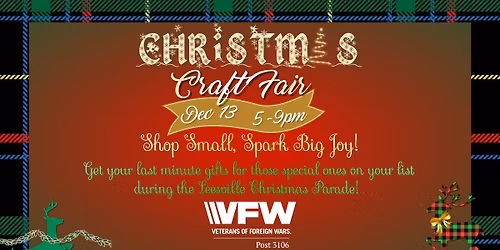 Christmas Craft Fair at the VFW