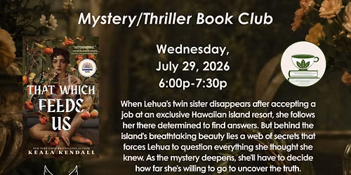 Mystery Thriller Book Club: July
