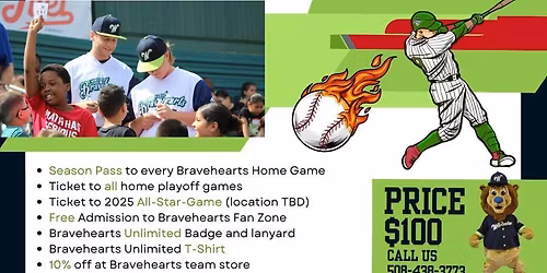 TBD at Worcester Bravehearts at Fitton Field