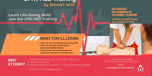 CPR\/AED Training with American Heart Association Instructor