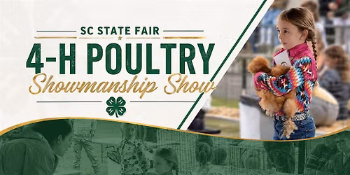 2026 SC State Fair 4-H Poultry Showmanship