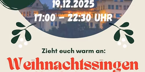 Weihnachtssingen mit Schwips!