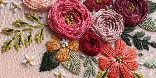 Sip & Stitch- Beginners Embroidery Workshop